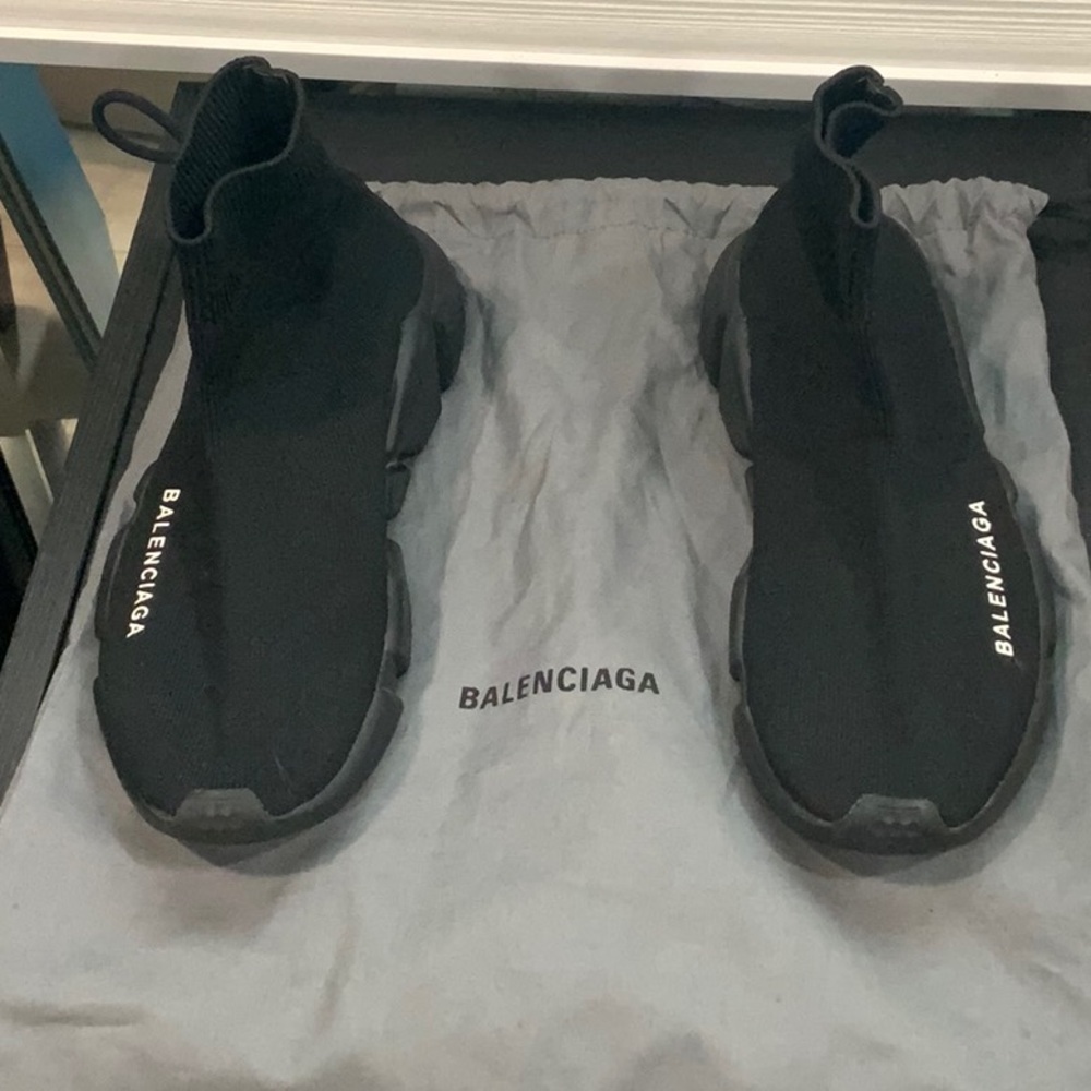 BALENCIAGA SPEED TRAINER SOCK SHOES SZ 37.5 w junetenth special Al